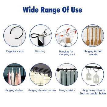 24 Pack Shower Curtain Rings Rust Proof Shower Curtain Hooks For Bathroom Circular Decorative Shower Curtain Rings And Hooks For