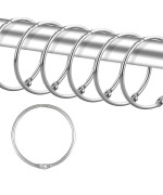 24 Pack Shower Curtain Rings Rust Proof Shower Curtain Hooks For Bathroom Circular Decorative Shower Curtain Rings And Hooks For