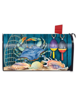 Briarwood Lane Crab Walk Summer Magnetic Mailbox Cover Standard