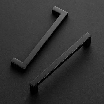 Ravinte 10 Pack 614 Inch Kitchen Square Cabinet Handles Matte Black Cabinet Pulls Black Drawer Pulls Kitchen Cabinet Hardware