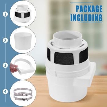 Noorny Upgraded 3 In1 Indoor Dryer Vent Kit Lint Catcher Bucket Box For Electric Clothes Dryer No Hose Included