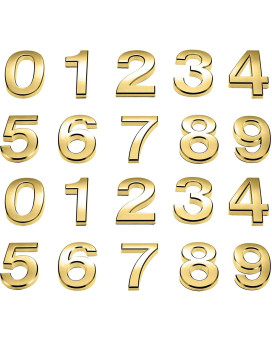 20 Pieces Mailbox Numbers For House Outside 09 Door Numbers Room Number Door Signs Self Adhesive Door Address Number Sticker R