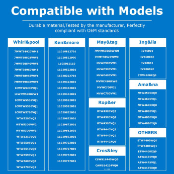 5 Years Warranty Washer Water Inlet Valve W10140911 W10144820 Replacement For Kenmore Amana Whirlpool Water Inlet Valve Rep