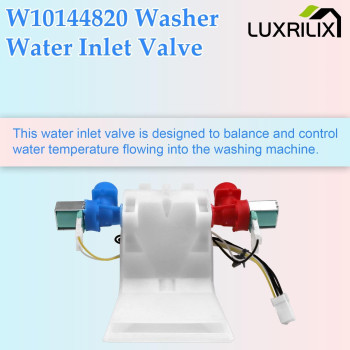 5 Years Warranty Washer Water Inlet Valve W10140911 W10144820 Replacement For Kenmore Amana Whirlpool Water Inlet Valve Rep