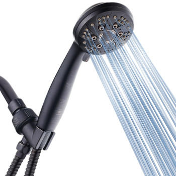 Aquadance For California High Pressure 6Setting Oil Rubbed Bronze Face Handheld Shower With Hose For Ultimate Shower Experience