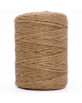 Leecogo 3Mm Jute Twine 328 Feet Heavy Duty And Durable Brown Twine For Crafting Gardening And Diy Projects