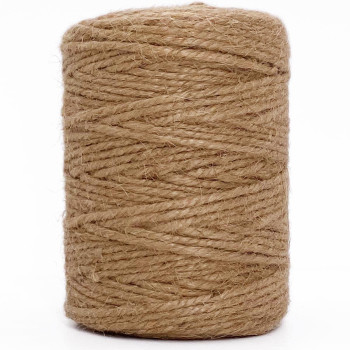 Leecogo 3Mm Jute Twine 328 Feet Heavy Duty And Durable Brown Twine For Crafting Gardening And Diy Projects