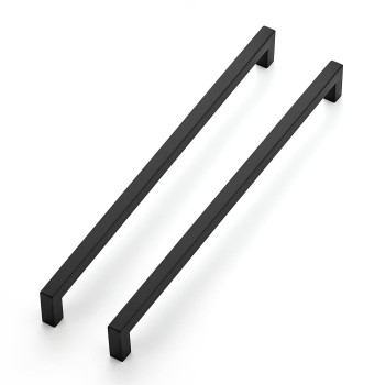 Ravinte 3 Pack 1235 Inch Kitchen Square Cabinet Handles Matte Black Cabinet Pulls Black Drawer Pulls Kitchen Cabinet Hardware