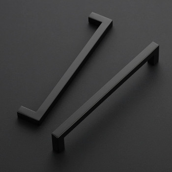 Ravinte 3 Pack 8 Inch Kitchen Square Cabinet Handles Matte Black Cabinet Pulls Black Drawer Pulls Kitchen Cabinet Hardware Kitch