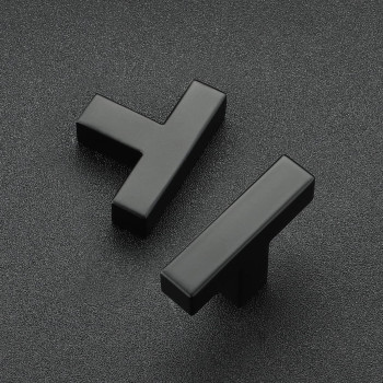 Ravinte 3 Pack 2 Inch Length Square Cabinet Pulls Matte Black Stainless Steel Kitchen Drawer Pulls Cupboard Handles Cabinet Hand