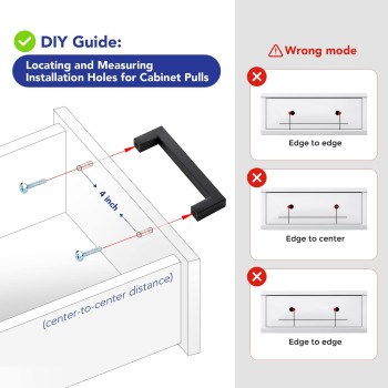 Ravinte 10 Pack 4 Inch Kitchen Square Cabinet Handles Matte Black Cabinet Pulls Black Drawer Pulls Kitchen Cabinet Hardware Kitc