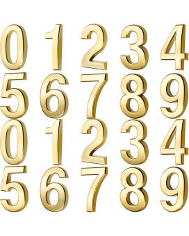 20 Pieces Mailbox Numbers For House Outside 09 Door Numbers Room Number Door Signs Self Adhesive Door Address Number Sticker R