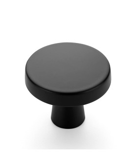 Ravinte 30 Pack Drawer Pulls 114 Inch Kitchen Cabinet Knobs Solid Round Dresser Drawer Knobs Matte Black Dresser Knobs Drawer