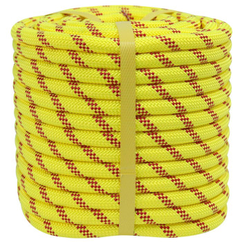 Crayza Double Braided Polyester Rope 12 In X 100 Ft Strong Arborist Rigging Rope 48 Strands For Tree Work Climbing Pulling Sw