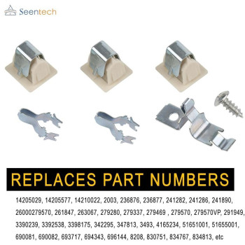 Lifetime 279570 Dryer Door Latch Strike Kit By Seentech Compatible With Whirlpool Kenmore Dryer Repalces 236877 420198 42323