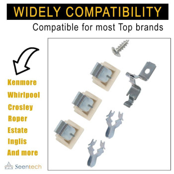 Lifetime 279570 Dryer Door Latch Strike Kit By Seentech Compatible With Whirlpool Kenmore Dryer Repalces 236877 420198 42323