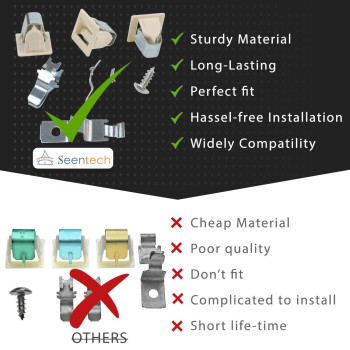 Lifetime 279570 Dryer Door Latch Strike Kit By Seentech Compatible With Whirlpool Kenmore Dryer Repalces 236877 420198 42323