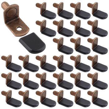 Biaungdo 30 Pcs Shelf Support Pegs 14 Inch Lshaped Clips With Rubber Sleeve Cabinet Shelf Pegs For Bookshelves Glass Corner