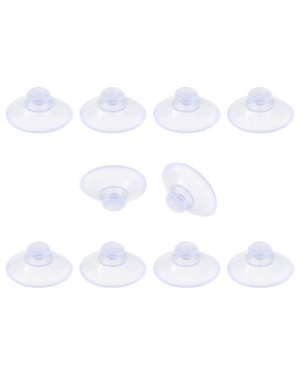 Qjaiune 10 Pack Glass Table Suction Cups 20Mm Rubber Suction Cup Hangers Without Hooks Anticollision Suction Cups Transparent