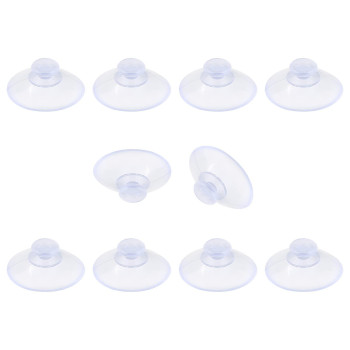 Qjaiune 10 Pack Glass Table Suction Cups 20Mm Rubber Suction Cup Hangers Without Hooks Anticollision Suction Cups Transparent