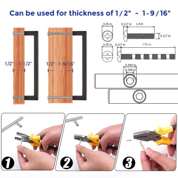 Ravinte 30 Pack Solid 5 Inch Center To Center Slim Square Bar Drawer Handles Kitchen Cabinet Handles Oilrubbed Bronze Drawer Pu