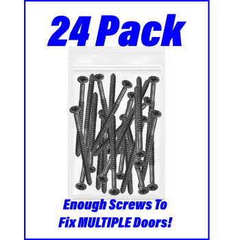 Oil Rubbed Bronze Wood Screws 9 X 3 Inch Extra Long Door Hinge Screws Door Security Screws 24 Pack