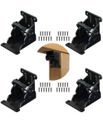 Folding Table Legs Brackets 4 Pcs 90 Degree Heavy Duty Locking Foldable Support Hinges For Table Chair Bed Leg Feet Workbench Ba