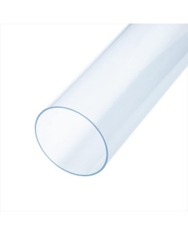 Powertec 70272V Clear Pvc Pipe 4 X 36 Long 1Pk Rigid Plastic Tubing For Dust Collection Hose Fittings