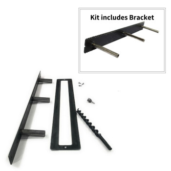 Floating Mantel Bracketsheppard Bracketssheppard Systemheavy Duty Floating Mantel Bracket 4 In Rods 28 In Backplate With