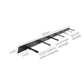 Floating Mantel Bracketsheppard Bracketssheppard Systemheavy Duty Floating Mantel Bracket 6 In Rods 82 In Backplate