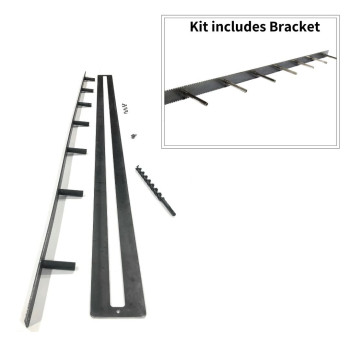 Floating Mantel Bracketsheppard Bracketssheppard Systemheavy Duty Floating Mantel Bracket 4 In Rods 82 In Backplate With