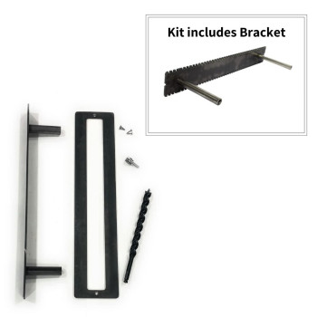 Floating Mantel Bracketsheppard Bracketssheppard Systemheavy Duty Floating Mantel Bracket 4 In Rods 22 In Backplate With