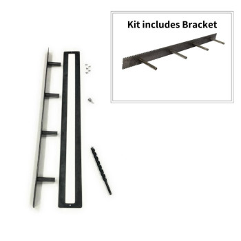 Floating Mantel Bracketsheppard Bracketssheppard Systemheavy Duty Floating Mantel Bracket 6 In Rods 46 In Backplate With