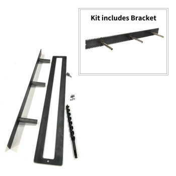 Floating Mantel Bracketsheppard Bracketssheppard Systemheavy Duty Floating Mantel Bracket 4 In Rods 34 In Backplate With