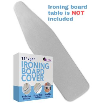 Holdn Storage Ironing Board Cover And Pad Iron Board Cover With Padding15 X 54 Iron Board Cover Large Fits All Standard Si