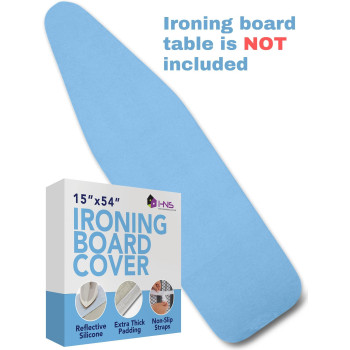 Holdn Storage Ironing Board Cover And Pad Iron Board Cover With Padding15 X 54 Iron Board Cover Large Fits All Standard Si