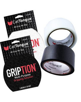 Cattongue Grips Nonabrasive Anti Slip Grip Tape 2 Thick Heavy Duty Tape For Indoor Outdoor Customizable Waterproof