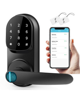 Sifely Smart Lock Keyless Entry Door Lock Smart Door Lock Door Lock With Keypad Smart Lock Front Door Fingerprint Door Lock