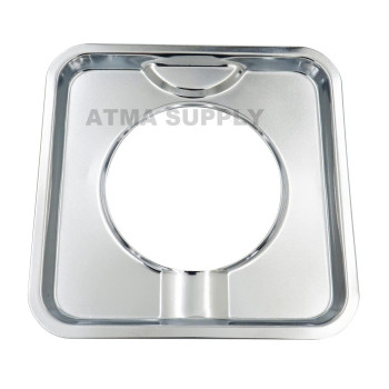 Atma Supply Chrome Square Gas Range Drip Pan 765X765 Pack Of 4 Replaces Sgp400 786333 Wp786333 Ap6011553 Ps11744751