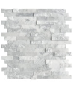 Sunwings Peel And Stick Mosaic Natural 3D Stone Self Adhesive Tiles 12 X 11 5Sheet Stick On Backsplash For Kitchen Bathroo