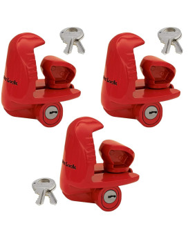 Master Lock Universal Size Fits 178 2 And 2516 Couplers Trailer Locks 389Dat 3 Pack