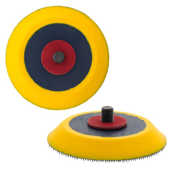 Duragold Pro Series 3 Hook Loop Da Backing Plate Pad 2 Pack Flexible Dualaction Random Orbital Sander Polisher Pad 51