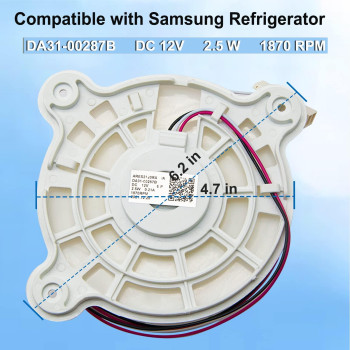 Da3100287B Refrigerator Evaporator Fan Motor For Samsung Refrigerator Replaces Da3100334C Da3100334A Da9600968A Ap6803162 3