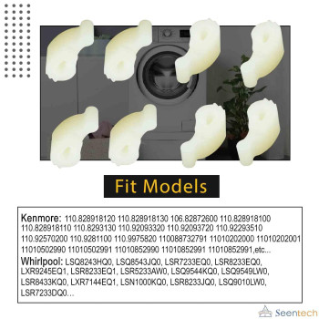 80040 Washer Agitator Dogs Pack 8 Compatible With Whirlpool Kenmore Washers Replaces 285612 Ap3119063 285770 3366877