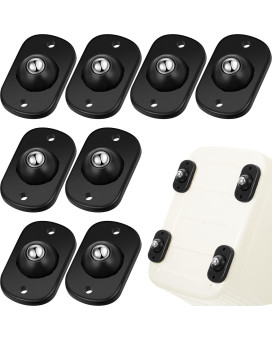 Honoson 8 Pcs Self Adhesive Caster Wheels Appliance Rollers Appliance Sliders For Kitchen Appliances 360 Swivel Universal Wheel