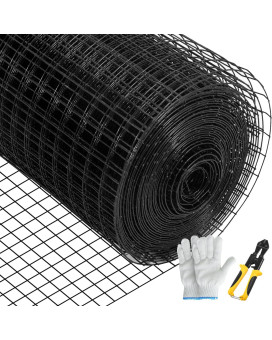 Vevor Hardware Cloth 48 X 50 1X1 Mesh Size Galvanized Steel Vinyl Coated 16 Gauge Chicken Wire Fencing Wa Cutting Pl