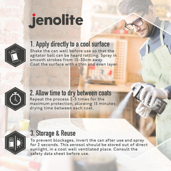 Jenolite Cast Effect Spray Paint Bronze Creates Look And Feel Of Real Cast Bronze On Most Surfaces 400Ml 135Fl Oz