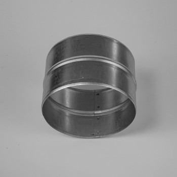 6 Inch Galvanised Steel Metal Duct Connector Straight Pipe Coupler