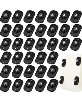 Honoson 36 Pcs Self Adhesive Caster Wheels Appliance Rollers Appliance Sliders For Kitchen Appliances 360 Swivel Universal Wheel