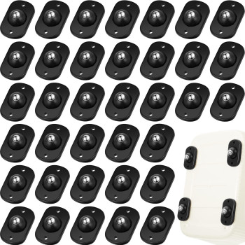 Honoson 36 Pcs Self Adhesive Caster Wheels Appliance Rollers Appliance Sliders For Kitchen Appliances 360 Swivel Universal Wheel